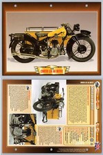 Chater Lea AA Outfit - 1936 - Vintage - Atlas Motorbike Fact File Card