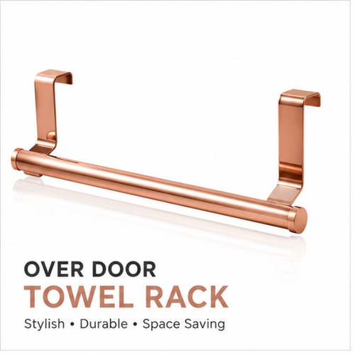 Over chrome cabinet towel rail - chrome,