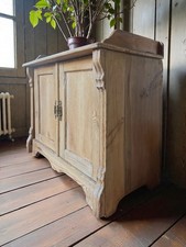Rustic Antique Victorian Pine Hall Toy Kitchen Cupboard Sideboard Dresser