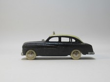 FRENCH ORIGINAL DINKY TOYS FORD VEDETTE TAXI - BLACK WITH CREAM ROOF NO. 24X-VGC