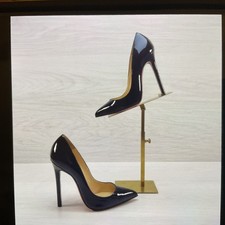 Christian Louboutin Pigalle 120 Black Patent Leather EU 36.5 UK 3.5 US 6.5 Heels