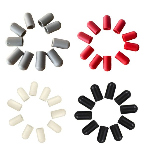 Silicone drumstick cap - drumstick, white