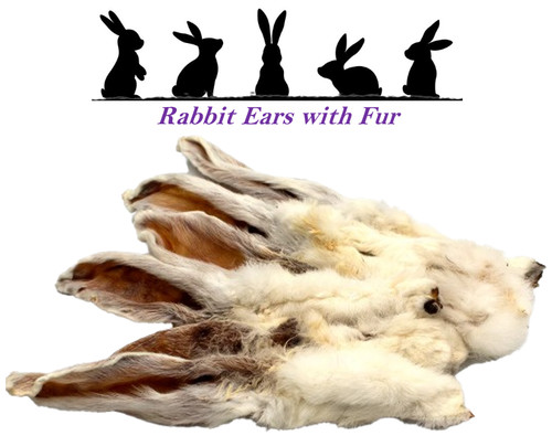 100 natural rabbit ears - rabbit,