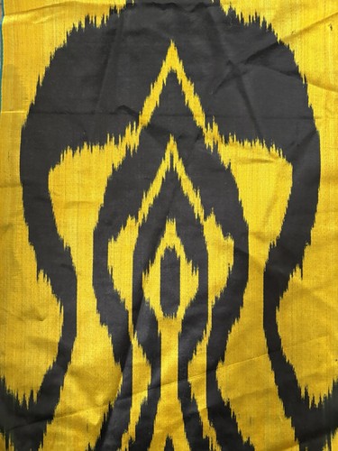 Uzbek adras ikat - adras, (100%