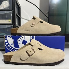 Birkenstock Boston Clogs Khaki