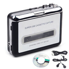 USB Cassette Player Tape to MP3 File Capture Converter for IPod CD Burn Audio