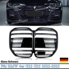 GRILL RADIATOR GRILLE FOR BMW 4 SERIES G22 G23 M4 TWIN BRIDGE M LOOK GLOSS BLACK 2022+