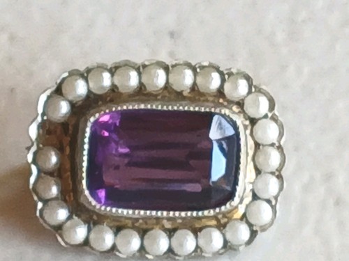 Antique amethyst and - amethyst,