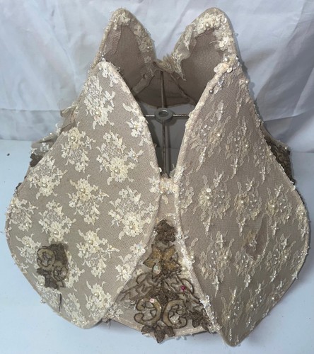 Vintage victorian lamp shade - lamp,