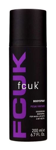 Fcuk vintage body spray 200ml - spray,