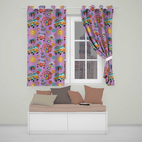 Blackout eyelet curtains - blackout,