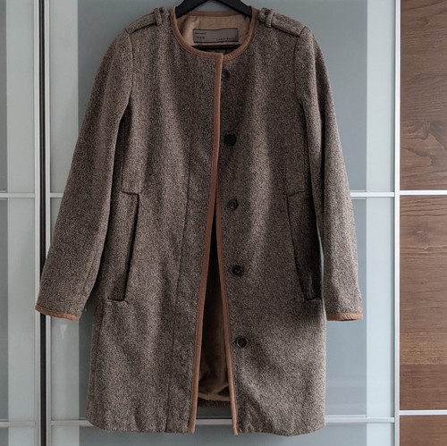 Women zara brown wool - brown,