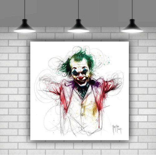 The joker print - print, art