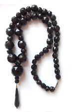 Antique Whitby Jet Necklace