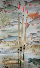 TRIO OF UNIQUE  OLD - SCHOOL LANCASHIRE REED  FARM POND FLOATS