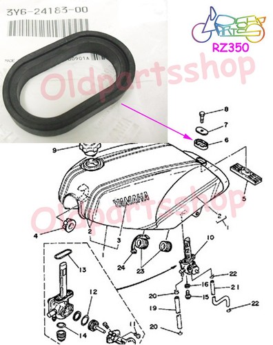 Yamaha rd350ypvs rz350 tank - rz350,