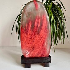 25.74LB Large red quartz block mineral used for furniture decoration