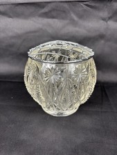 Vintage AVON Cut Glass Rose Bowl