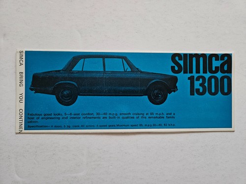 Simca 1000 1300 1500 sales - 1000,