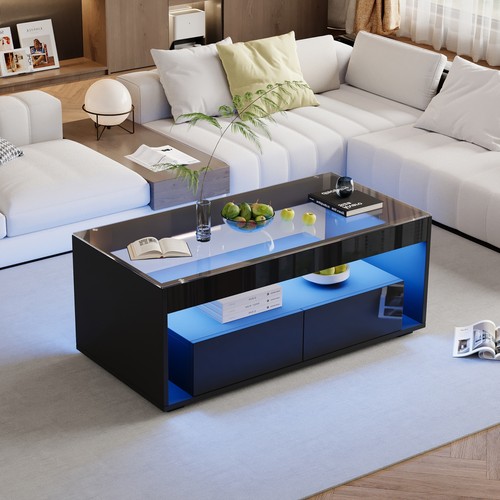 Modern coffee table with - coffee,