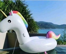  Giant Inflatable Unicorn Pool Float 275cm x 140cm x 120cm,