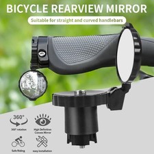 Black Rear View Mirror For Road Bike Handlebar Plug Rota|U.S Degrees 360 X6P0