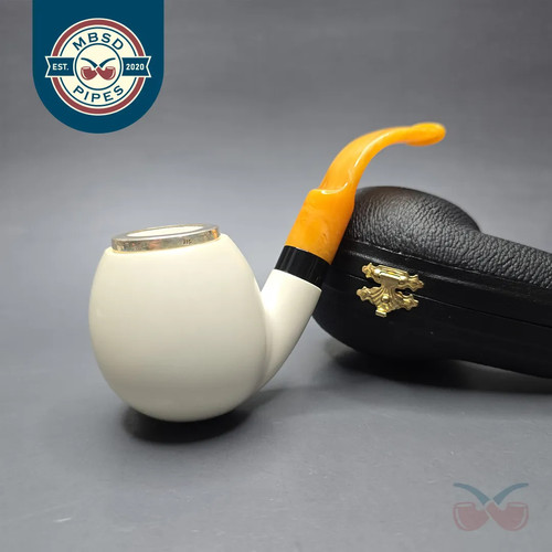 Unknown smooth meerschaum egg - smooth,