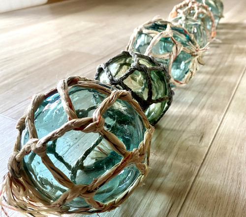 Vintage japanese glass fishing - vintage,