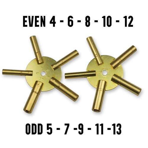 Clock winding keys - winding,