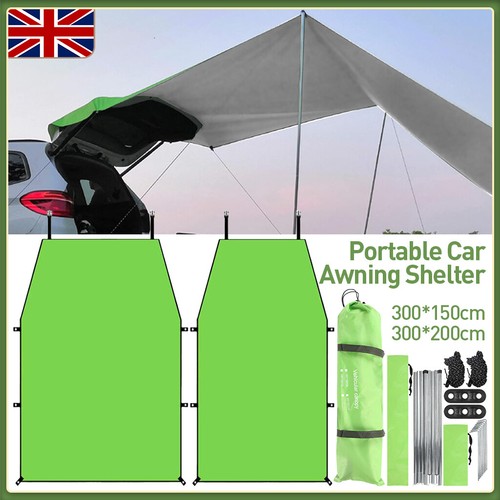 Car awning shelter - awning, portable