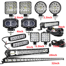12-24V Car LED Work Light Bar Flood Spot Light Driving Offroad Truck SUV 4x4 ATV