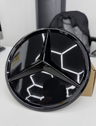 Mercedes gloss black front - black,