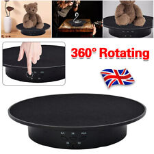 360° Top Battery Rotating Display Stand Electric Turntable Jewelry Show Holders