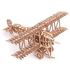 Wood Trick WDTK031 Bi-Plane Wooden Model Kit