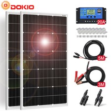 Dokio 100w 200w 400w Mono Solar Panel Z Bracket Kit for Home/Caravan/RV/Camper