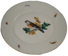 Unique Fuerstenberg Porcelain Bird Scene Plate Porzellan Furstenberg Scenic