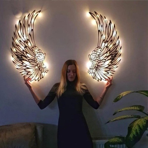 Angel wings wall art - wall,
