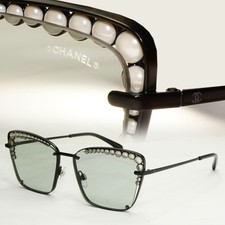 Chanel Sunglasses Pearl Black