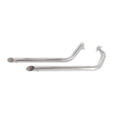 For Yamaha Virago750 1100 XV750 XV1100/S Chrome Exhaust Pipes System Fit Muffler