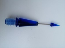 Rare Empoli Blue Glass Genie