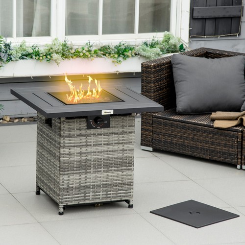 Outdoor rattan gas - outdoor, pit