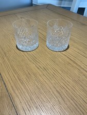 Two Tyrone Crystal Whiskey