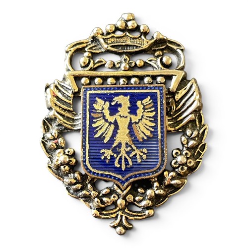 Vintage heraldic eagle brooch - eagle,
