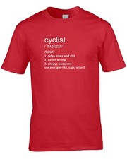 Cyclist Funny Definition Mens T-Shirt Gift Idea Sport Cycling Bicycle Team Race