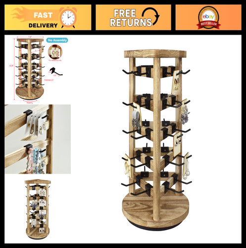 Wooden rotating jewelry - wooden,