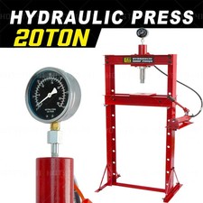 20T TON HYDRAULIC WORKSHOP PRESS / SHOP PRESS WITH GAUGE / FLOOR MOUNTED UNIT UK
