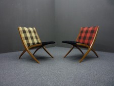 Rare ANTIMOTT Folding Chairs by Ulrich Hermstrüwer for Wilhelm Knoll 1954
