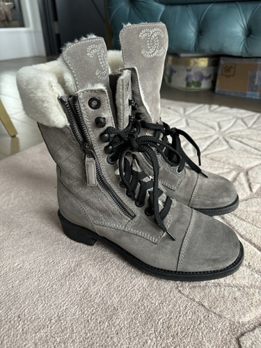 Chanel authentic ankle boots - chanel,