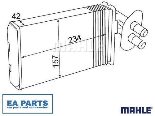 Heat exchanger interior - heat,