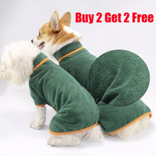 Dog bathrobe pet towel - towel, coat
